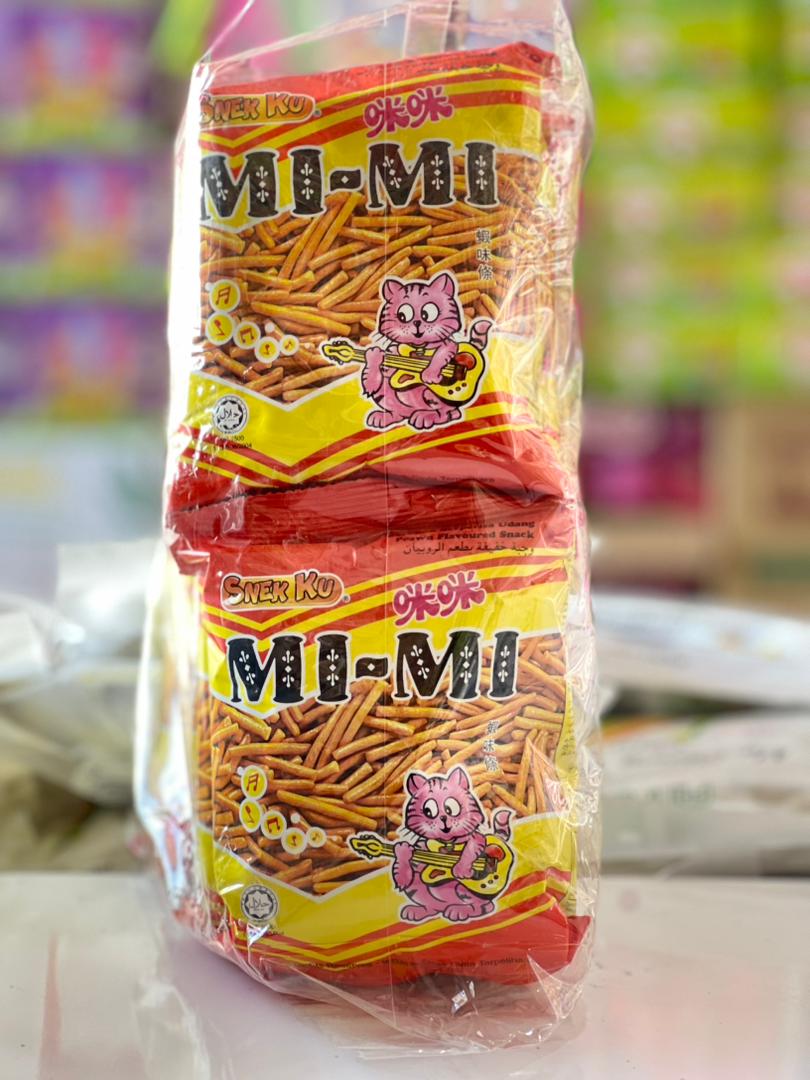 چیپس میگو بزرگ مدل mimi باکس 25عددی