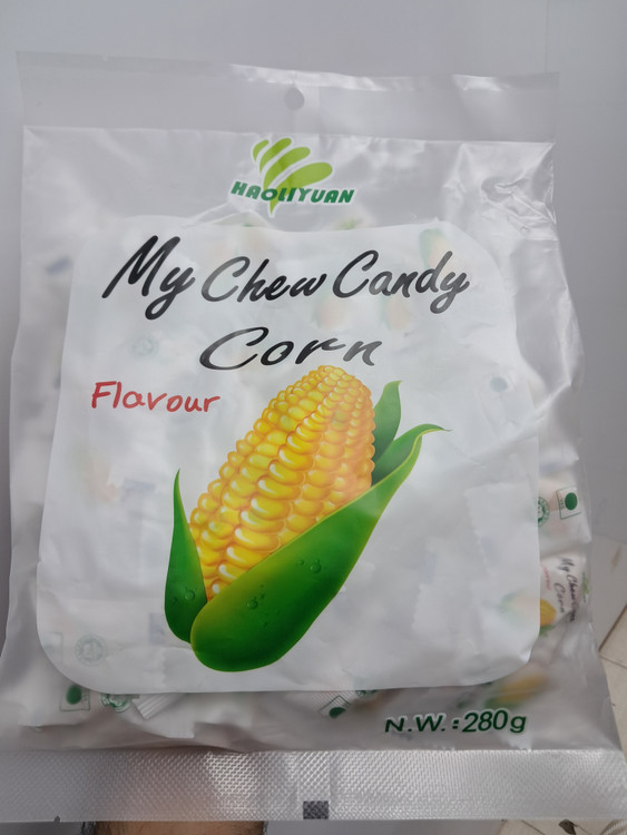 تافی میوه ای هاولی‌یوان طعم ذرت وزن ۲۸۰ گرم