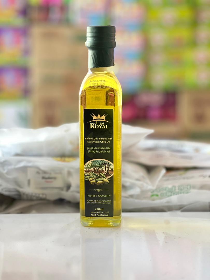 روغن زیتون  250میلی لیتر شیشه مارک رویال اصلی