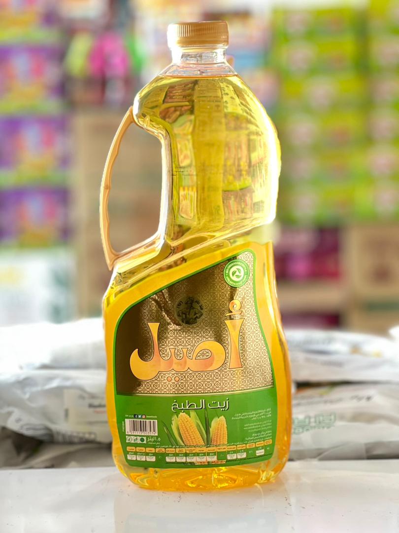 روغن اصیل ذرت 1,5لیتری اصلی اورجینال