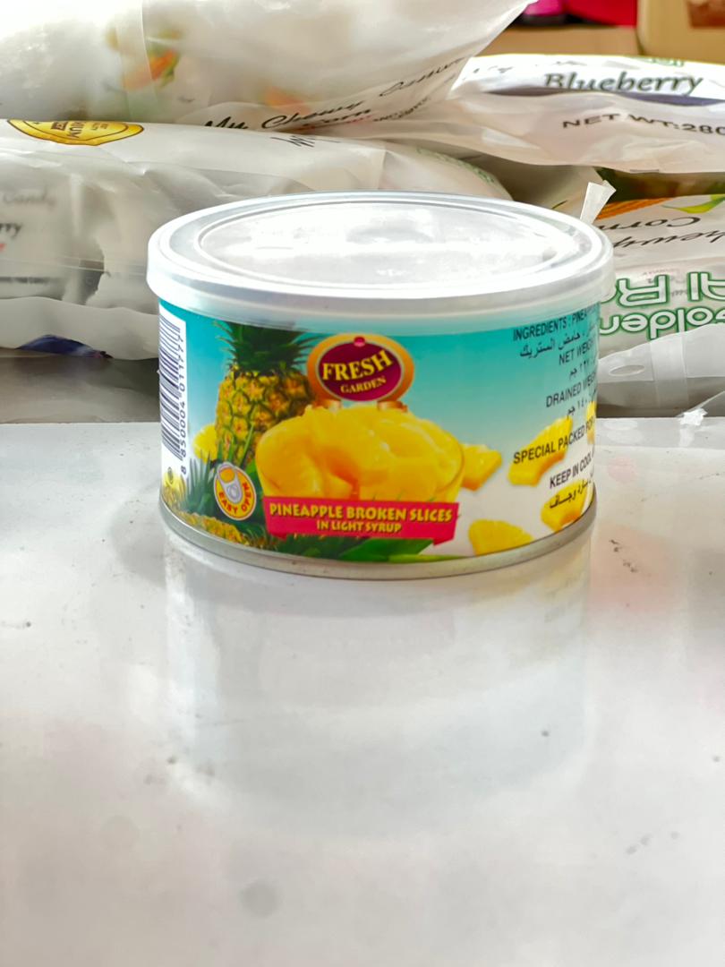 کمپوت آناناس چنگالی 227گرمی اصلی مارک فرش