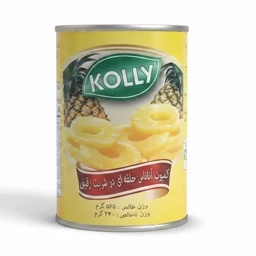 کمپوت آناناس حلقه کولی وزن ۵۶۵ گرم