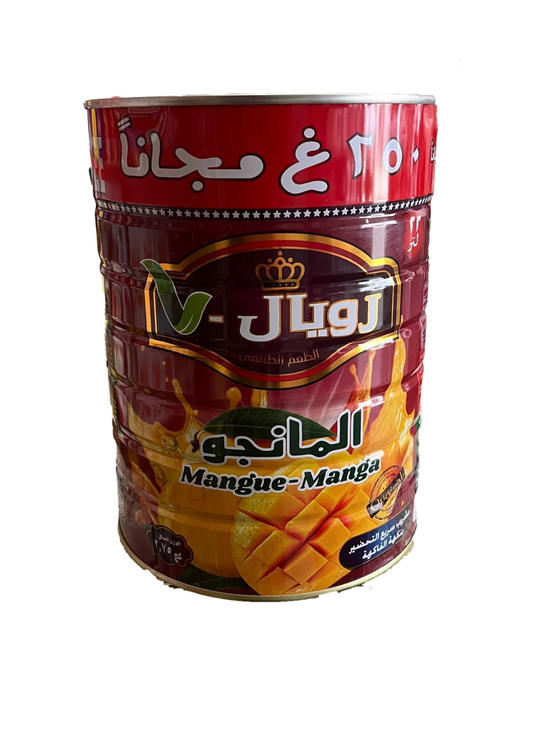 شربت رویال بزرگ 3000گرم اصلی طعم انبه(250گرم رایگان)